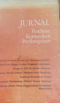 Jurnal Penelitian Komunikasi Pembangunan Edisi Khusus