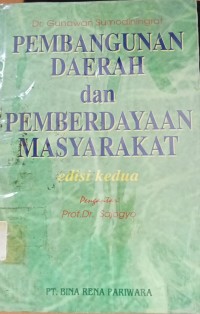 Pembanguna Daerah Dan pemberdayaan Masyarakat