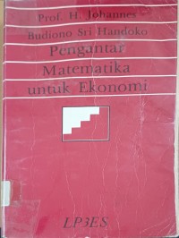 Pengantar Matematika Untuk Ekonomi