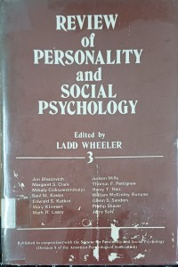 Review of Personality and Social Psychology