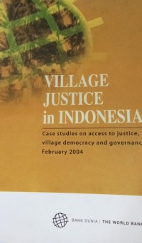 Village Justice In Indonesia