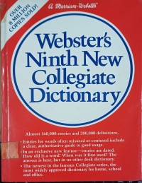 Webster's Ninth New Collegiate Dictionary