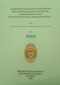 Image of Penegakan Hukum Terhadap Pelaku Edaran Vaksin Palsu Dalam Prespektif Undang-Undang Nomor 8 Tahun 1999 Tentang Perlindungan Konsumen (Studi Kasus Putusan PN Bekasi Nomor : 1508.pid.sus/2016/PN.Bekasi)