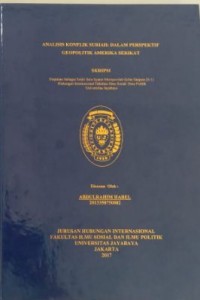 Image of Analisis Konflik Suriah: Dalam Perspektif Geopolitik Amerika Serikat
