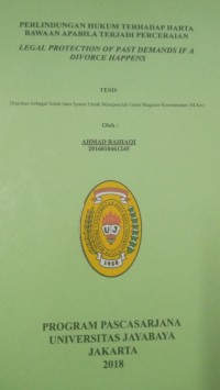 Image of Perlindungan Hukum Terhadap Harta Bawaan Apabila Terjadi Perceraian