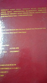 Image of Penerapan Sanksi Pidana Terhadap Pelaku Percobaan Tindak Pidana Mempermudah Dilakukannya Perbuatan Kesusilaan Menurut Kitab Undang-Undang Hukum Pidana (Studi Kasus Putusan Nomor : 37/Pid.B/2018/PN Dum)