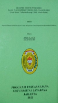 Image of Prospek Demokrasi Siber Pada Platform Petisi Online Change.Org (Studi Kritis terhadap Ruang Publik Media Sosial)