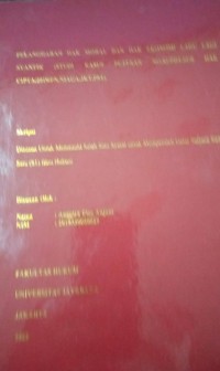 Image of Pelanggaran Hak Moral Dan Hak Ekonomi Lagu Lagi Syantik (Studi Kasus No.82/Pdt.Sus Hak Cipta/2019/PN.Niaga.Jkt.Pst)