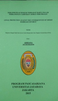 Image of Perlindungan Hukum Terhadap Harta Dalam Perkawinan Campuran Akibat Perceraian