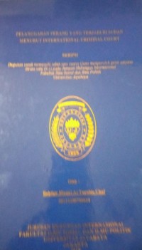 Image of Pelanggaran Perang Yang Terjadi Di Sudan Menurut International Criminal Court