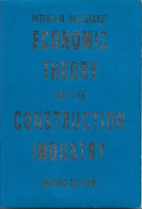 Image of Economic Theory And The Construction Industry (Second Edition)