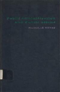 Public Administration And Public Affairs