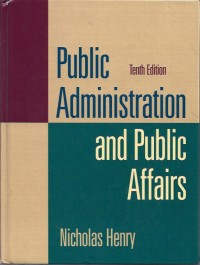 Image of Public Administration and Public Affairs (ed. 10)