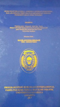 Image of Hubungan Bilateral Amerika Serikat-Indonesia Dalam Bidang Pertahanan-Keamanan Dimasa Pemerintahan Joko Widodo