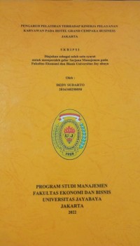 Image of Pengaruh Pelatihan Terhadap Kinerja Pelayanan Karyawan Pada Hotel Grand Cempaka Business