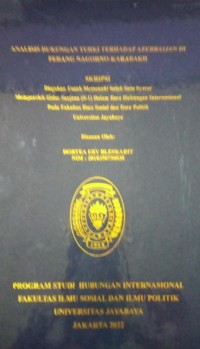 Image of Analisis Dukungan Turki Terhadap Azerbaijan Di Perang Nagoro-Karabakh