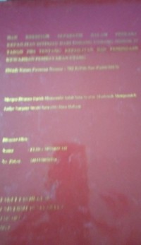 Image of Hak Kreditor Separatis Dalam Perkara Kepailitan Ditinjau Dari Undang - Undang Nomor 37 Tahun 2004 Tentang Kepailitan Dan Penundaan Kewajiban Pembayaran Utang ( Studi Kasus Putusan Nomor : 782 K/Pdt.Sus-Pailit/2017 )