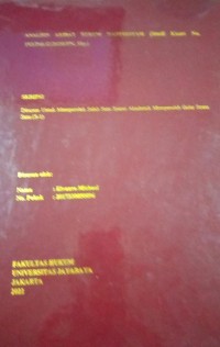 Image of Analisis Akibat Hukum Wanprestasi (Studi Kasus No.193/Pdt.G/2020/PN.Sby)