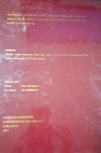 Image of Pembatalan Merek Index Terkait Persamaan Pada Keseluruhannya (Studi Kasus Putusan Nomor 591 K/PDT.SUS-HKI/2016)