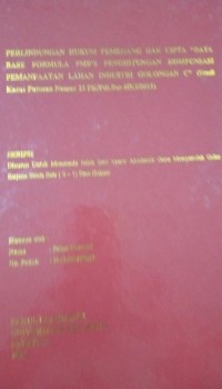 Image of Perlindungan Hukum Pemegang Hak Cipta 