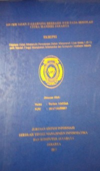 Image of Sistem Ujian E-Learning Berbasis Web Pada Sekolah Citra Mandiri Jakarta