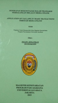 Image of Penerapan Hukum Pajak Dalam Transaksi Perdagangan Melalui Media Online