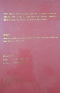 Image of Penerapan Sanksi Terhadap Pelaku Tindak Pidana Kekerasan Fisik Dalam Lingkup Rumah Tangga (Study Kasus Putusan Nomor 57/Pid.Sus/2016/PN.Mdn)