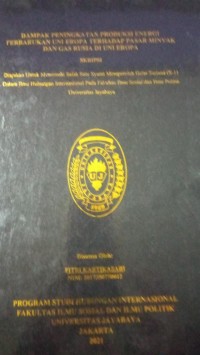 Image of Dampak Peningkatan Produksi Energi Terbarukan Uni Eropa Terhadap Pasar Mnyak Dan Gas Rusia Di Uni Eropa