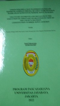 Unsur Sukarela Dan Wanprestasi Dalam Eksekusi Jaminan Fidusia Di Lihat Dari Putusan Mahkamah Konstitusi Nomor 18/PUU-XVII/2019