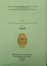 Pertanggungjawaban Direksi Atas Perbuatan Pidana Dalam Perseroan Terbatas  Studi Kasus Putusan Mahkamah Agung Nomor 340 K/Pid.Sus/2014