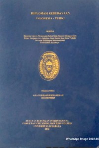 Image of Diplomasi Kebudayaan Indonesia - Turki