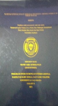 Dampak Komplik Suriah Terhadap Hegemoni Amerika Serikat Di Timur Tengah