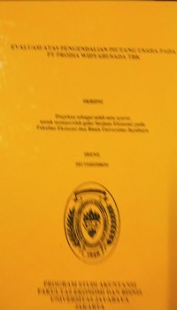 Image of Evaluasi Atas Pengendalian Piutang Usaha Pada PT Prodia Widyahusada TBK