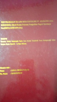 Image of Penyelesaian Klaim Muatan Oleh PT. Asuransi AXA Indonesia (Studi Kasus Putusan Pengadilan Negeri Surabaya No.640/Pdt.G/2014/PN.Sby)