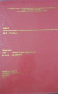 Kewenangan Mahkamah Konstitusi Dalam Memutuskan Sengketa Antara DPD dengan DPR RI (Studi Kasus Putusan No. 068/SKLN-II/2004)