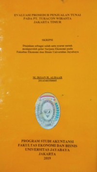 Evaluasi Prosedur Penjualan Tunai Pada PT.Turacon Wirasta Jakarta Timur