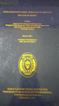 Image of Pengaruh Populisme Terhadap Stabilitas Politik Di Eropa