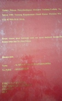 Image of Tindak Pidana Penyelundupan Menurut Undang-Undang No.17 Tahun 2006 Tentang Kepabeanan (Studi Kasus: Putusan MA No. 1710 K/ PID.SUS/2014).