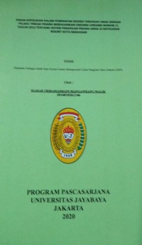 Peran Kepolisian Dalam Penerapan Diversi Terhadap Anak Sebagai Pelaku Tindak Pidana Berdasarkan Undang-Undang Nomor 11 Tahun 2912 tentang Sistem Peradilan Pidana Anak Di Kepolisian Resort Kota Makassar