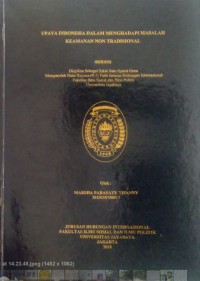 Upaya Indonesia Dalam Menghadaapi Masalah Keamanan Non Tradisional