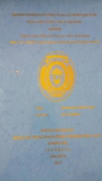 Image of Sistem Informasi Perpustakaan Berbasis WEB Pada SMP Nurul Iman Jakarta