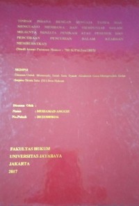 Image of Penerapan Sanksi Bagi Pelaku Tindak Pidana Tanpa Hak Menguasai Atau Memiliki Senjata Tajam Menurut Undang - Undang Darurat Nomor 12 tahun 1951 (Studi Kasus Putusan Nomor 66/Pid.Sus/2015/PN.Jkt.Sel)