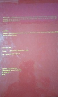 Tinjauan Yuridis Kekuatan Sertifikat Menyampingkan Penguasaan Tanah Atas Dasar Alas Hak Waris ( Studi Kasus Putusan Perkara Nomor 89 PK/TUN/2017 )