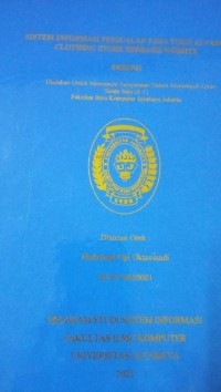 Image of Sistem Informasi Penjualan Pada Toko Alvaro Clothing Store Berbasis Website