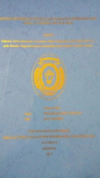 Image of Sistem Informasi Penjualan Makanan Berbasis WEB Pada Catering Ibu Ria Dini