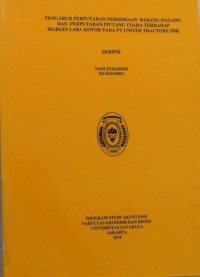 Pengaruh perputaran persediaan barang dagang dan perputaran piutang usaha terhadap margin laba kotor pada PT. United Tractors Tbk