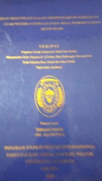 Image of Peran Greenpeace Dalam Mempengaruhi Kebijakan Luar Negeri Australia Pada Masa Pemerintahan Kevin Rudd