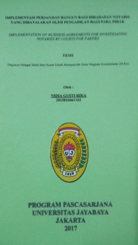 Image of Implementasi Perjanjian Bangun Bagi Dihadapan Notaris Yang Dibatalkan Oleh Pengadilan Bagi Para Pihak