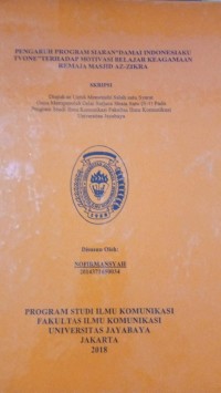 Image of Pengaruh Program Siaran 