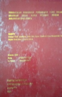 Image of Pembatalan Perjanjian Perdamaian Yang Telah Disahkan ( Studi Kasus Putusan Nomor 385K/Pdt.Sus-Pailit/2014 )